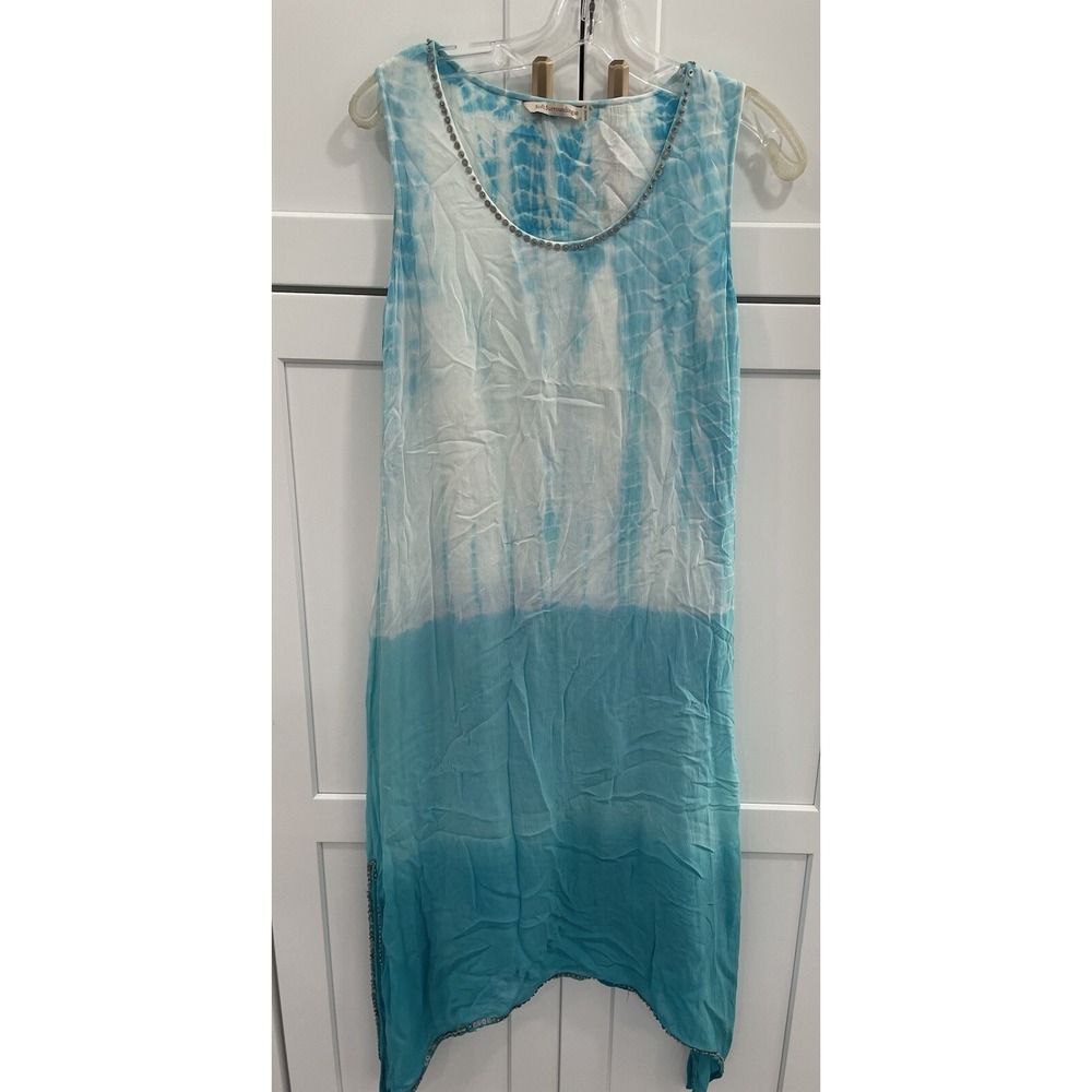Soft‎ Surroundings Sz S Womens Dress tie dye sleeveless  AK102